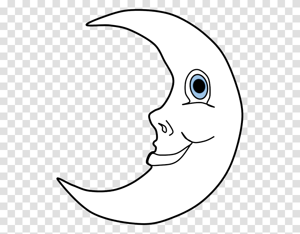 Smiling Moon Clipart Free Cliparts Free Clip Art, Label, Animal, Head Transparent Png