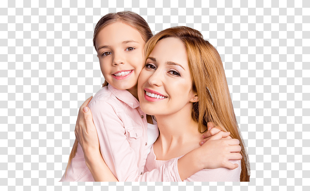 Smiling Mother And Daughter, Female, Person, Blonde, Woman Transparent Png