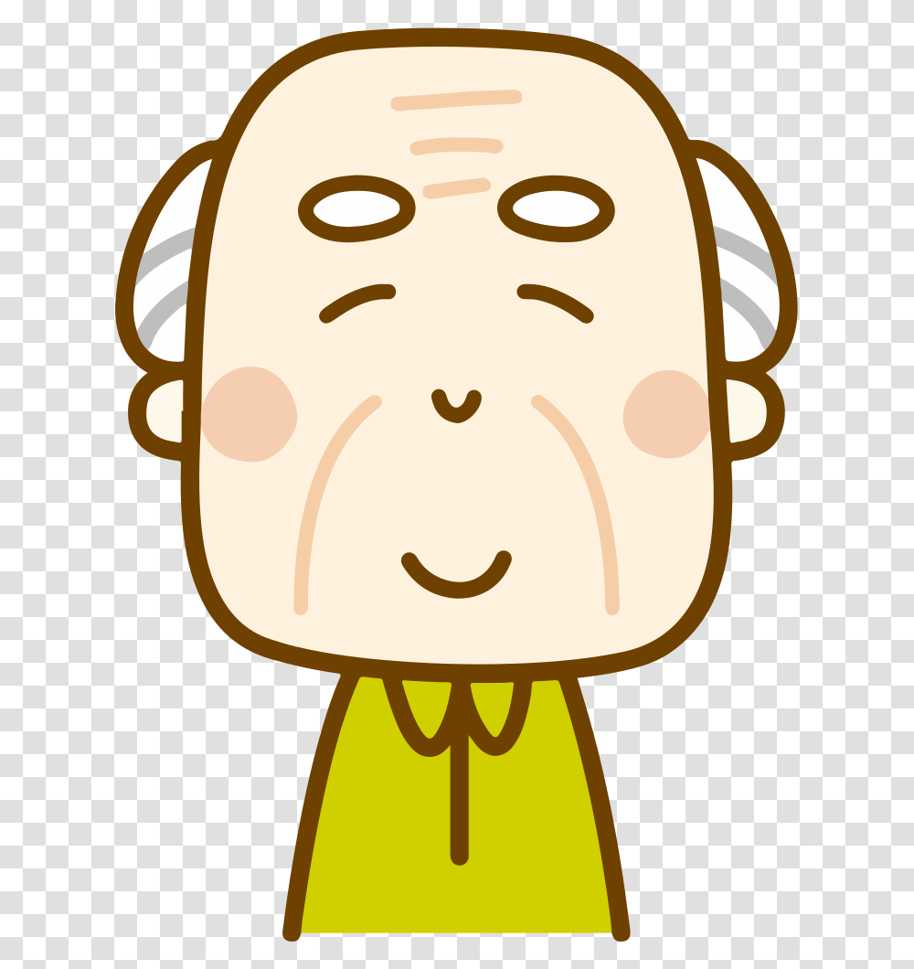 Smiling Old Man Angry Old Man Cartoon, Food, Rattle Transparent Png