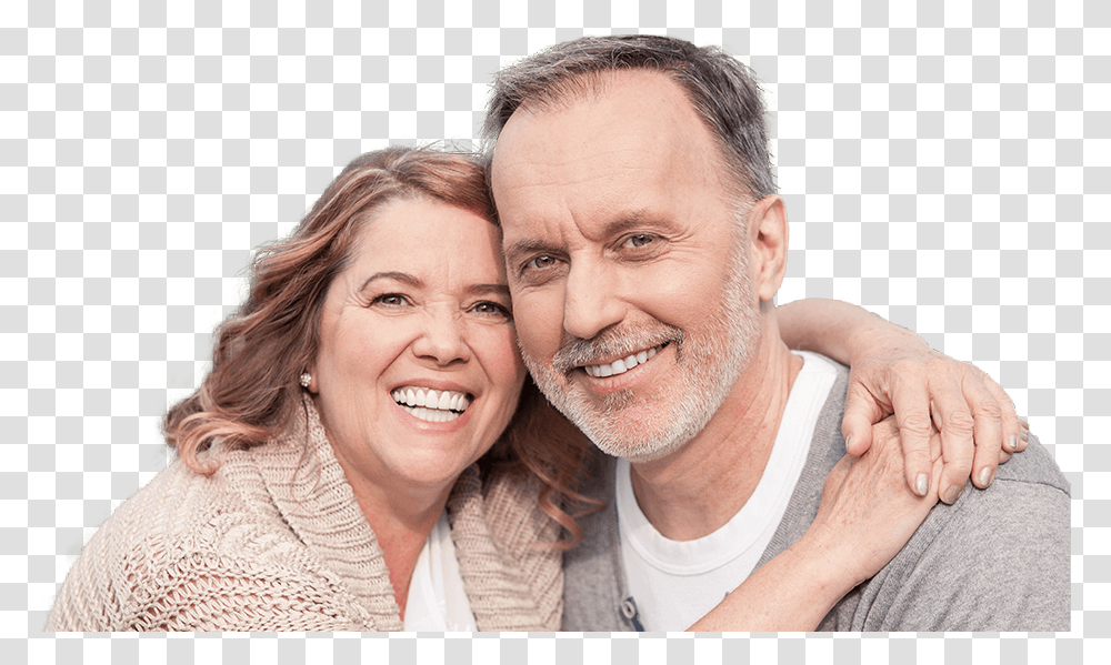 Smiling Older Man And Woman Family, Person, Face, Dating, Female Transparent Png