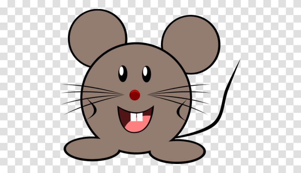 Smiling Rat Or Mouse Vector Clip Art You Are Welcome Cartoon, Rodent, Mammal, Animal, Beaver Transparent Png