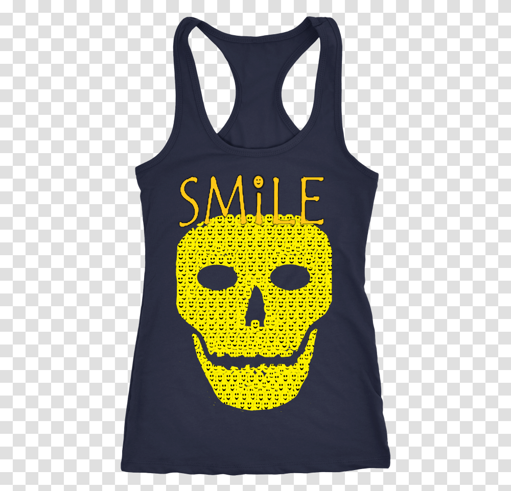 Smiling Skull Portable Network Graphics, Apparel, Tank Top, T-Shirt Transparent Png