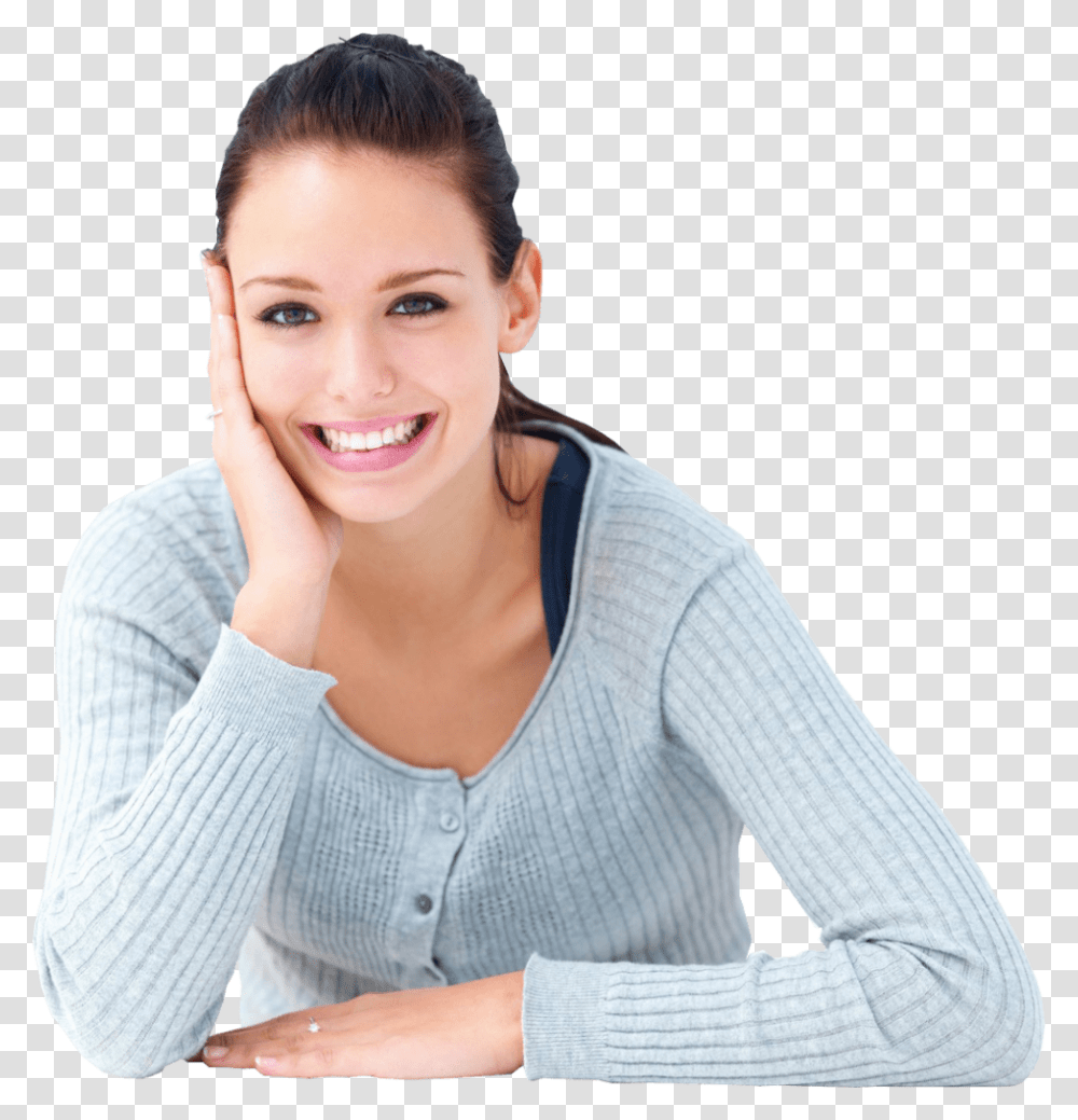 Smiling Woman Cartoons Smiling Woman, Female, Person, Human, Face Transparent Png
