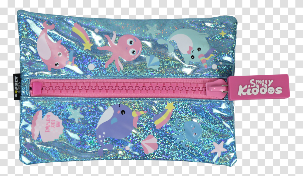 Smily Big Zipper Narwhale, Accessories, Fish, Animal, Pattern Transparent Png