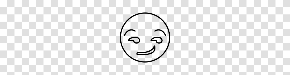 Smirk Emoji Icons Noun Project, Gray, World Of Warcraft Transparent Png