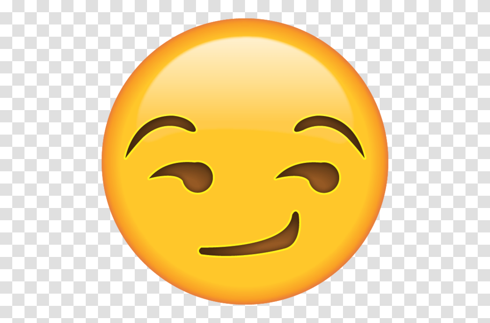 Smirk Face Emoji, Logo, Trademark, Food Transparent Png