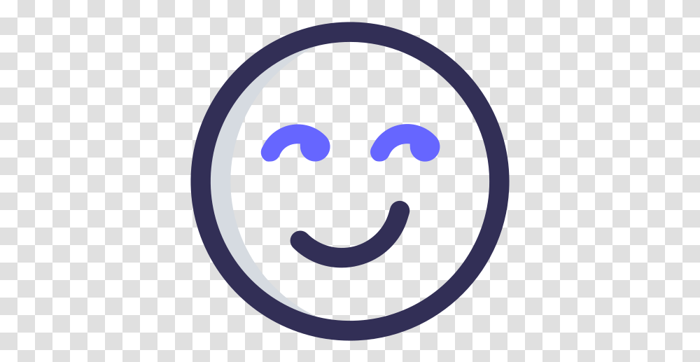 Smirking Emo Emoticon Face Emoji Free Icon Of Buma Emojis Happy, Symbol, Text, Number, Logo Transparent Png