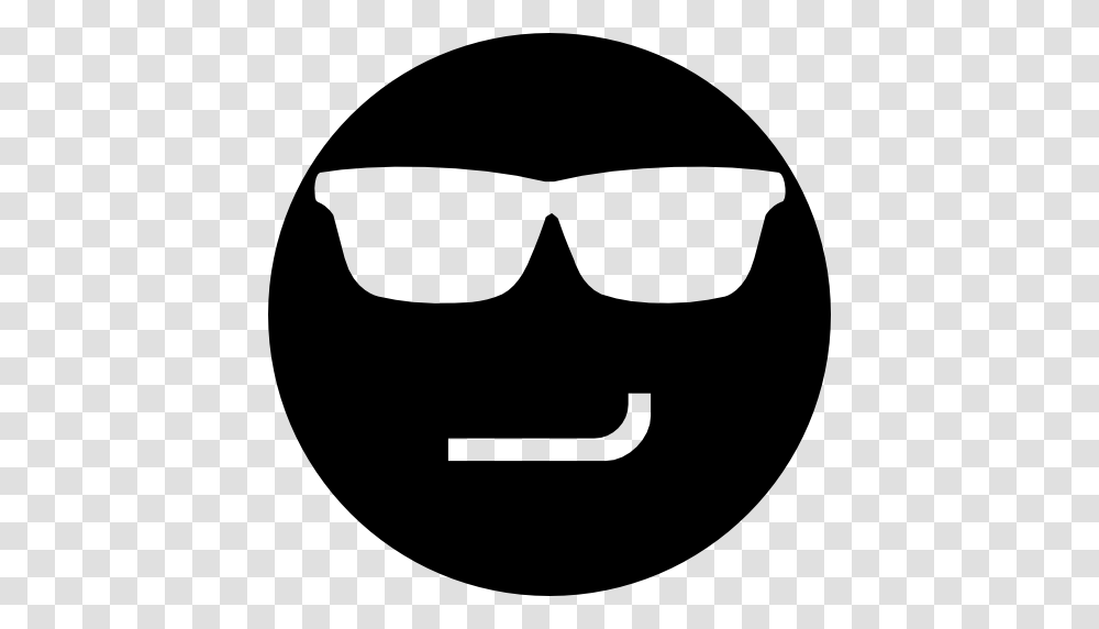 Smirking Face Haw Emoji Stroke Interface Faces Emotions, Sunglasses, Accessories, Accessory, Stencil Transparent Png