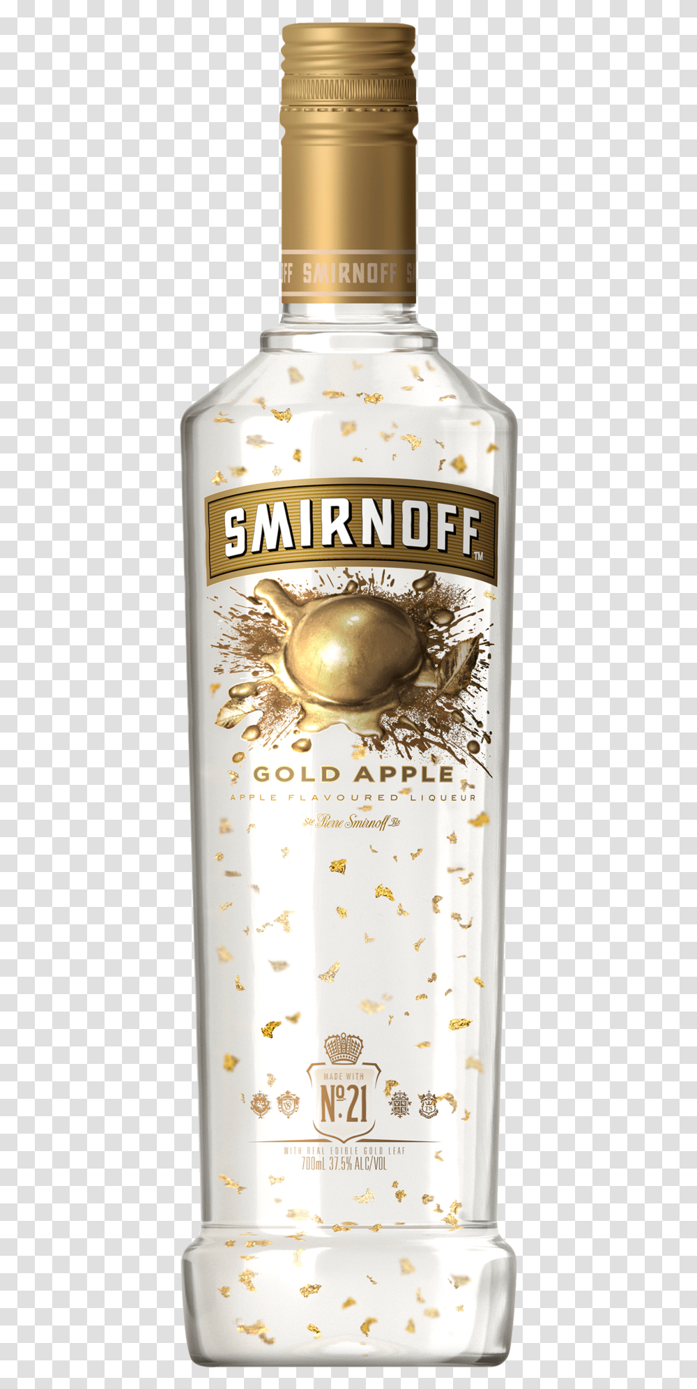 Smirnoff Gold Apple Vodka 700ml Smirnoff Gold, Beer, Alcohol, Beverage, Bottle Transparent Png