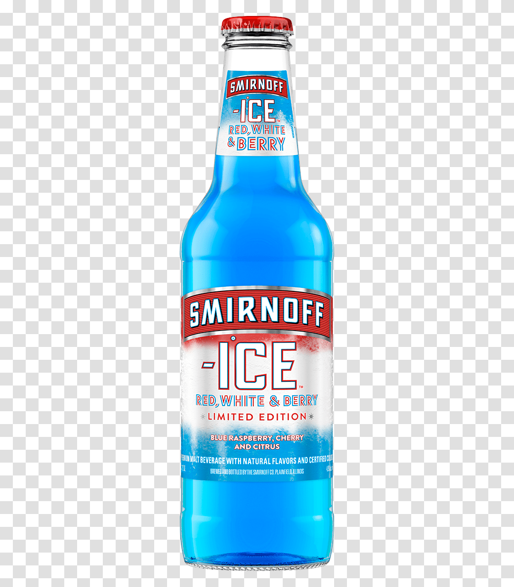 Smirnoff Ice Red White And Berry, Bottle, Beverage, Label Transparent Png