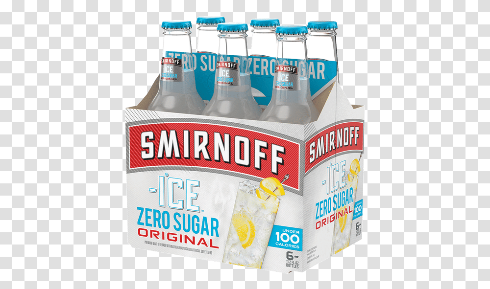 Smirnoff Ice Zero Sugar Smirnoff, Beverage, Alcohol, Soda, Milk Transparent Png