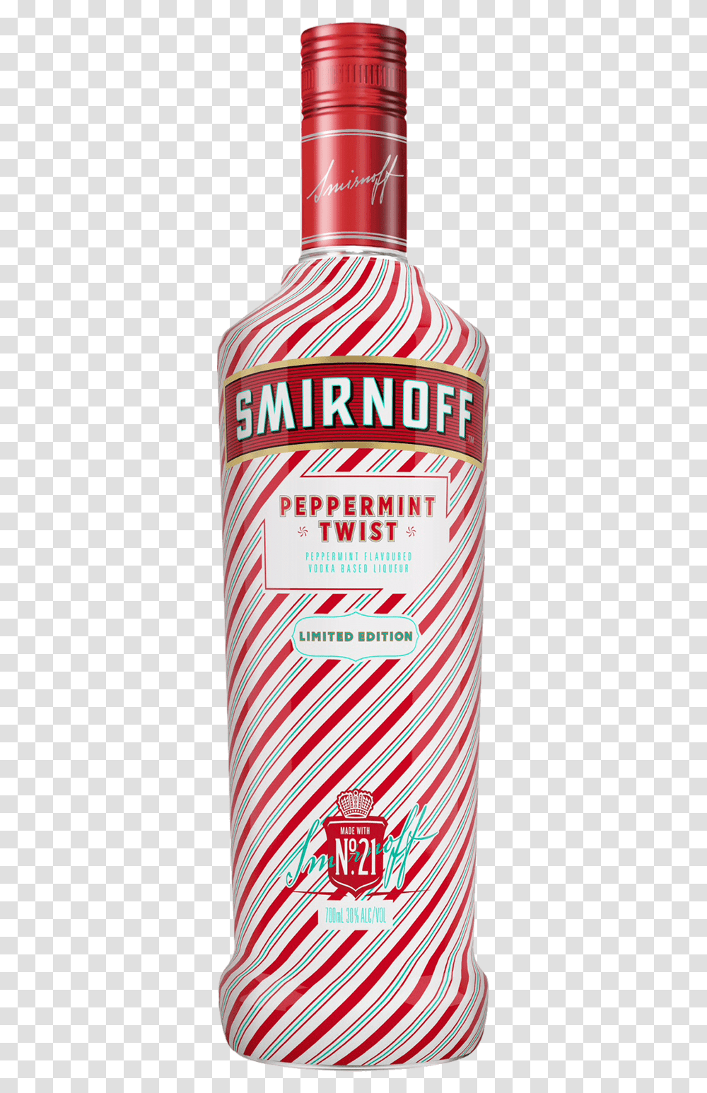 Smirnoff Peppermint Twist Vodka 700ml Smirnoff Vodka Peppermint Twist, Tin, Can, Beverage, Alcohol Transparent Png