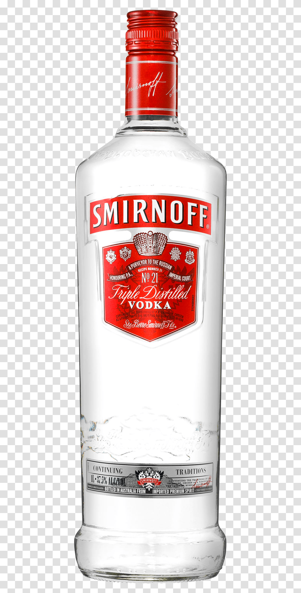 Smirnoff Red Label Vodka 1l Smirnoff Vodka 1 Litre, Alcohol, Beverage, Drink, Liquor Transparent Png