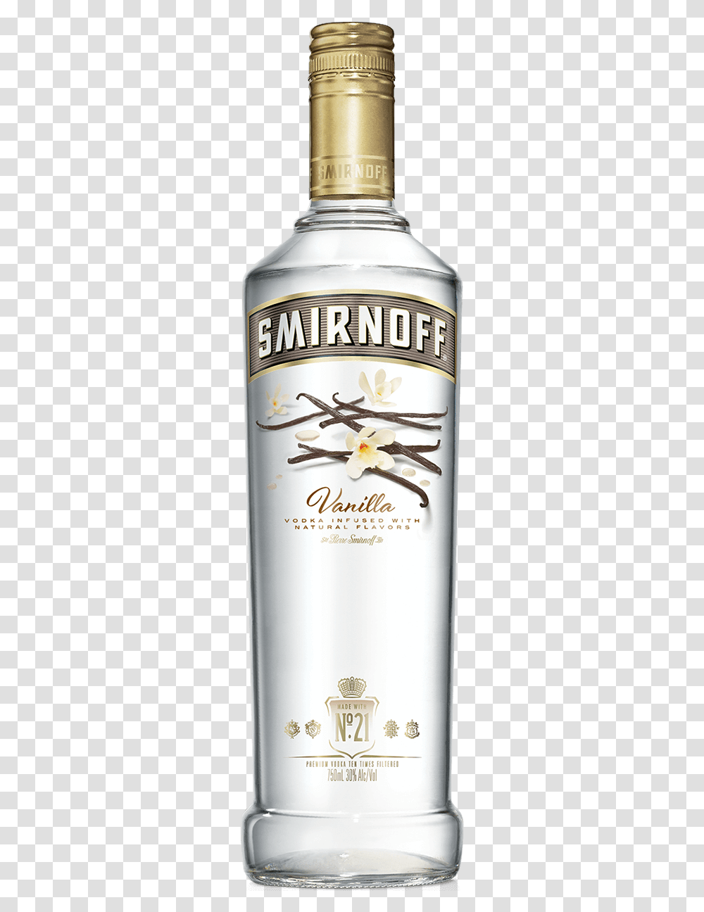 Smirnoff Vanilla Vodka, Alcohol, Beverage, Liquor, Beer Transparent Png