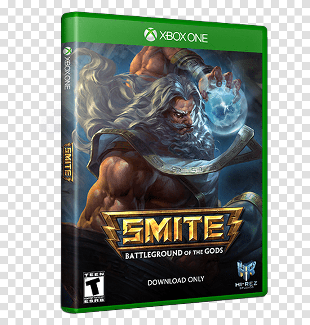 Smite Xbox One, Person, Human, Book, Advertisement Transparent Png