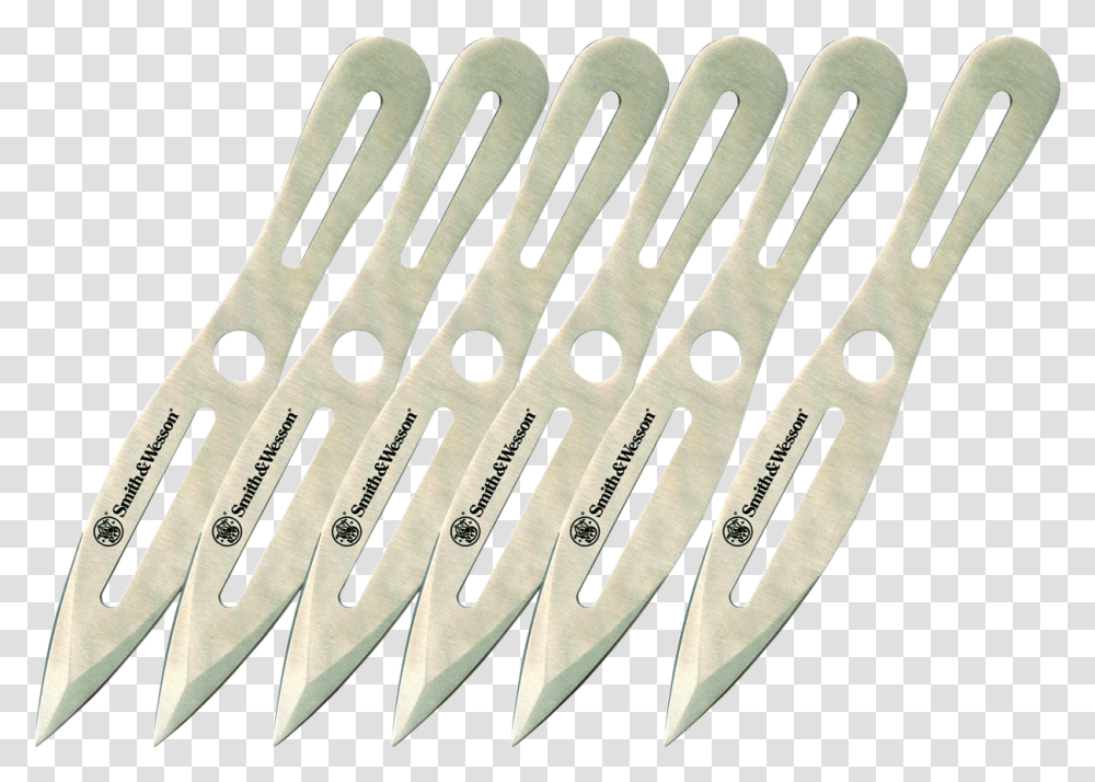 Smith Amp Wesson Throwing Knives 6 Pack, Weapon, Weaponry, Knife, Blade Transparent Png