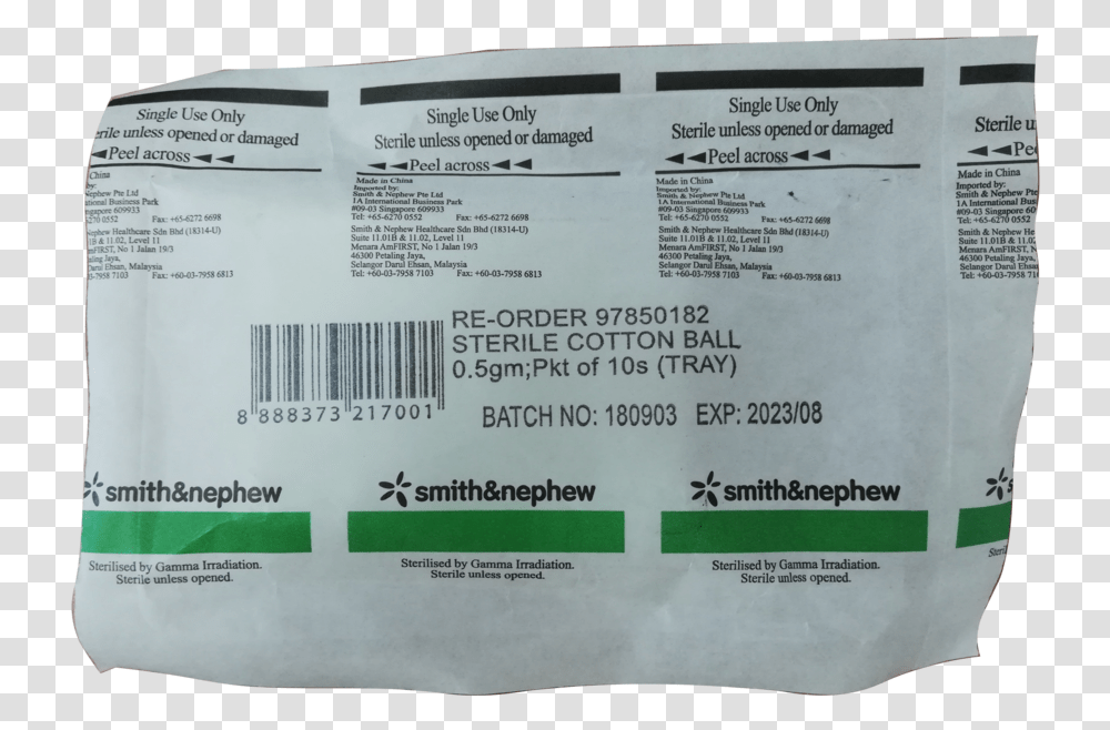 Smith And Nephew Packaging, Label, Computer, Electronics Transparent Png