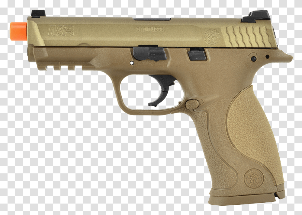 Smith And Wesson Mampp9 Airsoft, Gun, Weapon, Weaponry, Handgun Transparent Png