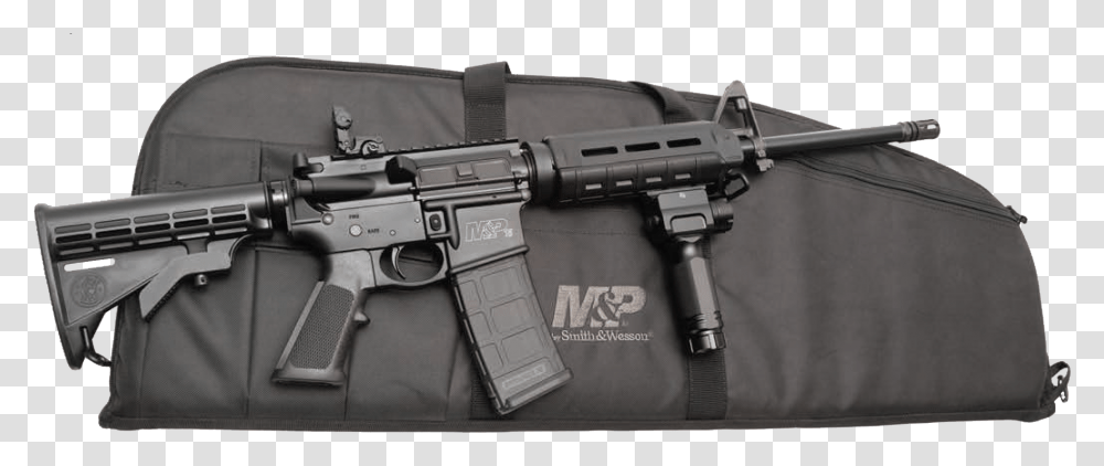 Smith And Wesson Mp15 Sport Ii M Lok, Gun, Weapon, Weaponry, Rifle Transparent Png