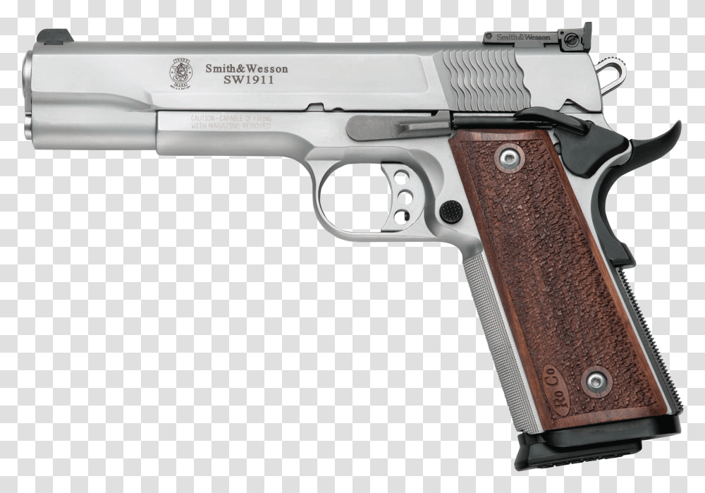 Smith And Wesson Smith And Wesson 1911 Pro Series, Gun, Weapon, Weaponry, Handgun Transparent Png