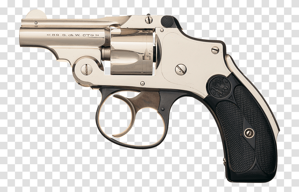 Smith Wesson Safety Hammerless 38 1 1 2 Hd Download Revolver, Gun, Weapon, Weaponry, Handgun Transparent Png