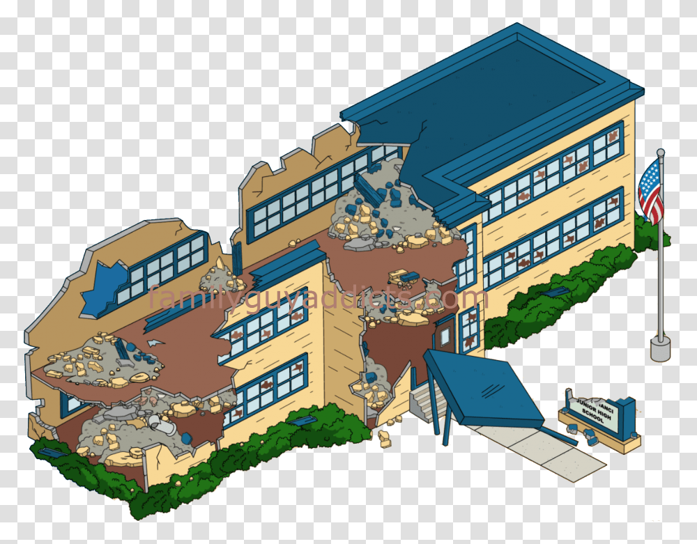 Smiths Mystery Box More Family Guy Addicts, Neighborhood, Urban, Building, Convention Center Transparent Png