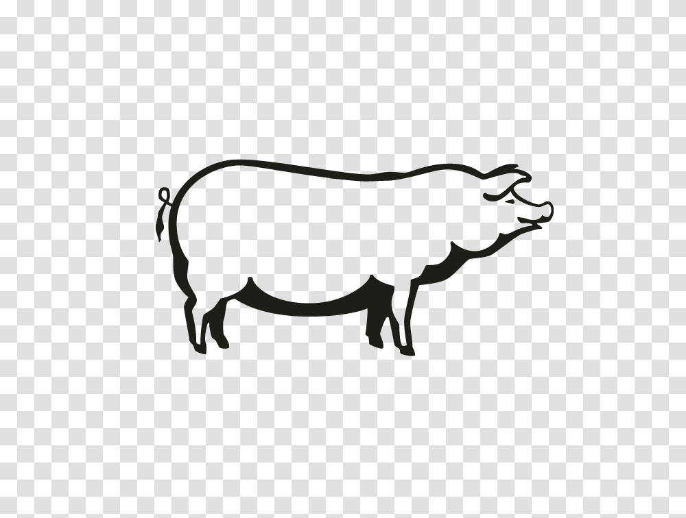 Smock Pig Motif, Stencil, Mammal, Animal, Antelope Transparent Png