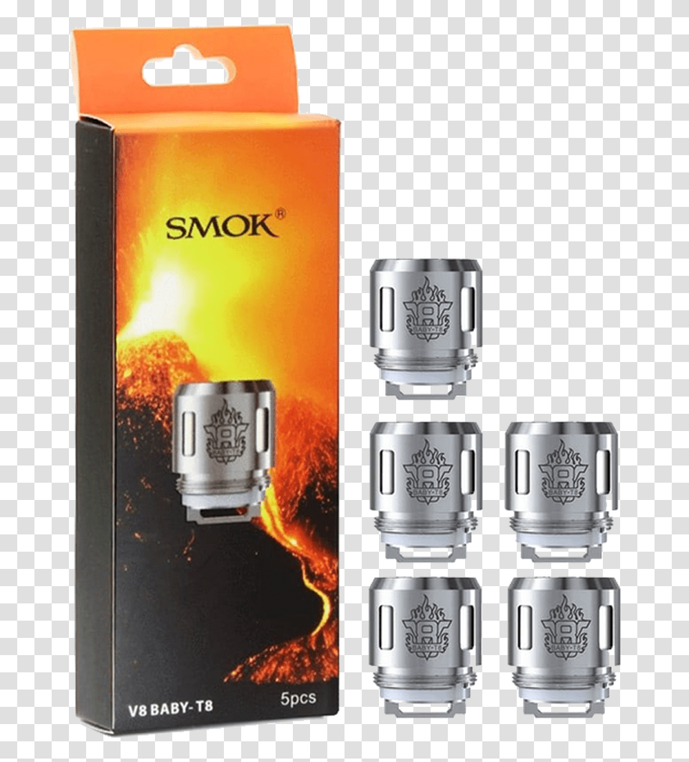Smok Baby Beast Coil, Bottle, Cosmetics, Alcohol, Beverage Transparent Png