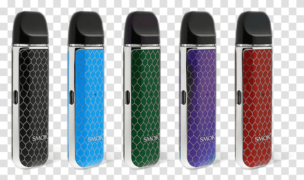 Smok Novo Chrome Range Of Colors Novo Smok, Bottle, Skateboard, Sport, Sports Transparent Png