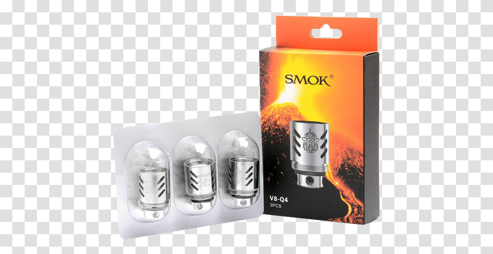 Smok V8 T8 Coils, Bottle, Shaker, Cylinder Transparent Png