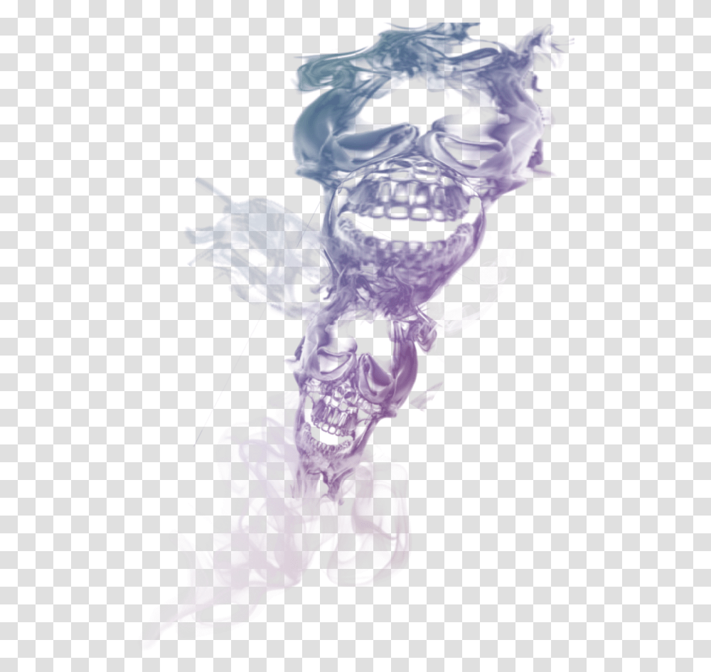 Smoke Art 2 Image Smoke Skull, Person, Human, Alien, Skeleton Transparent Png