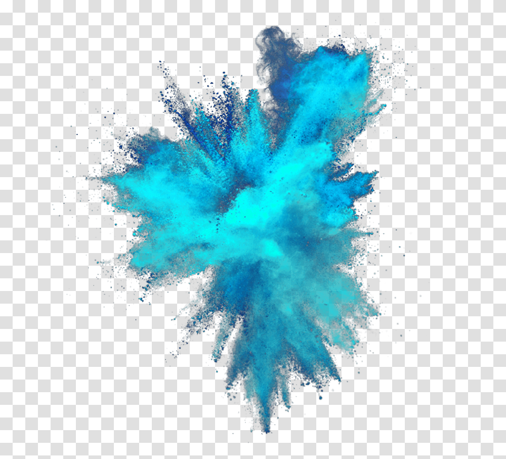 Smoke Blue Art Image Clipart Image Blue Powder Explosion, Nature, Outdoors, Night, Fireworks Transparent Png