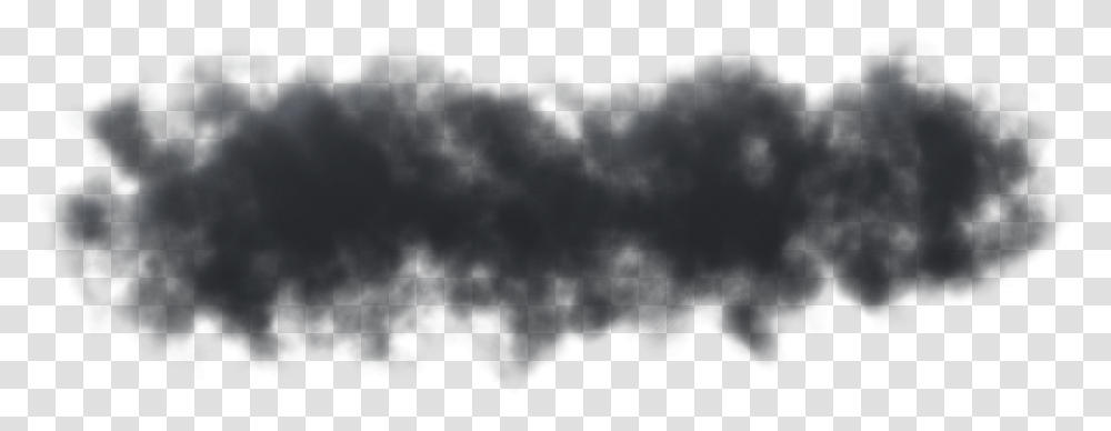 Smoke Brush Monochrome, Weather, Nature, Outdoors, Cumulus Transparent Png