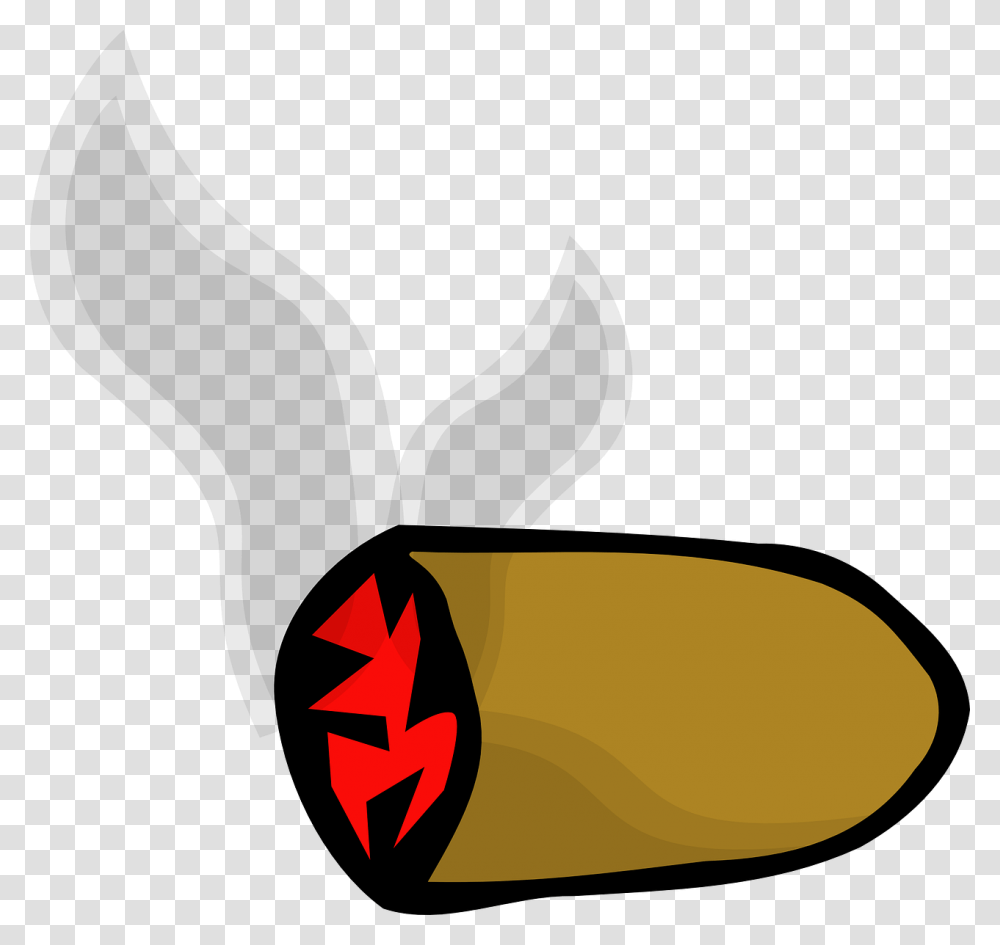 Smoke Cigar Stub Clip Art 116037 Free Svg Download 4 Vector Clip Art Cigar, Symbol, Plant, Leaf, Star Symbol Transparent Png