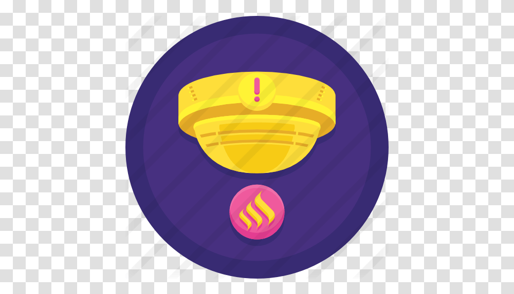 Smoke Detector Free Security Icons Circle, Sphere, Balloon, Sport, Purple Transparent Png