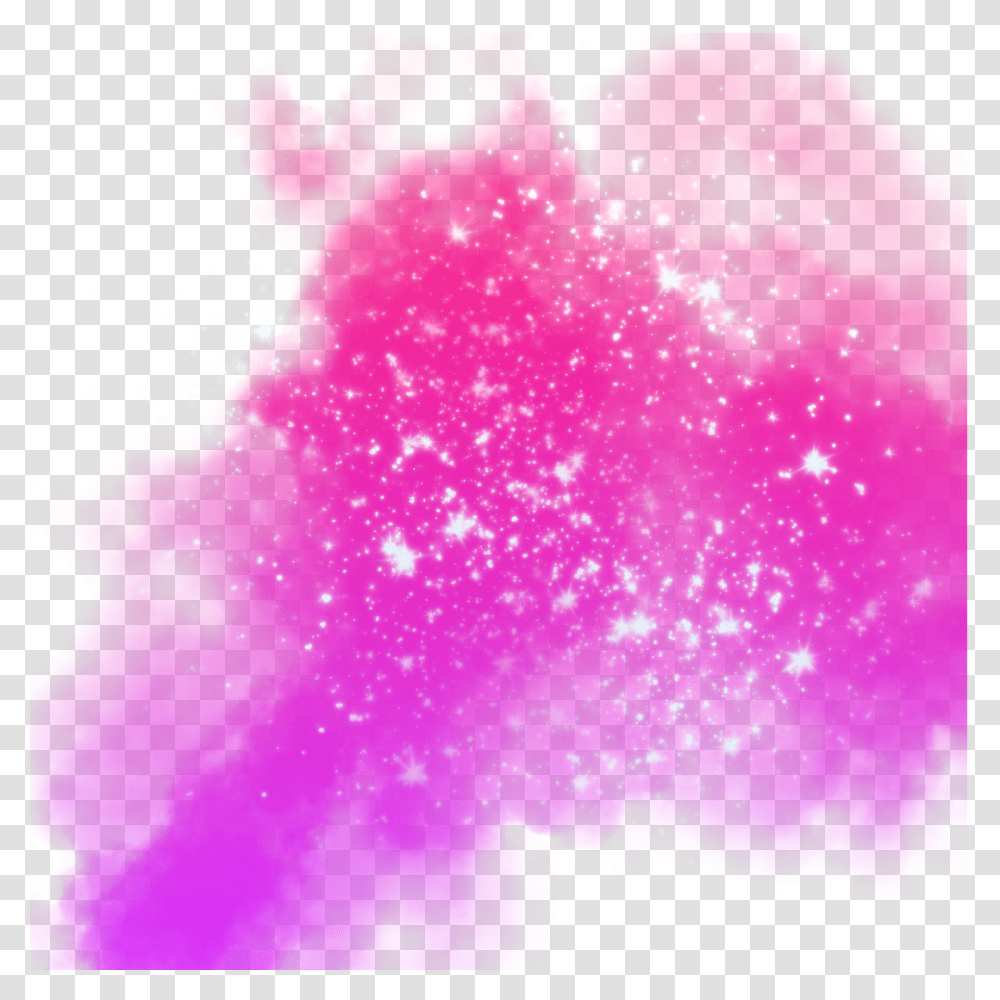 Smoke Dim Background Fon Stars Zvezdi 4asno4i Glitter, Purple, Light Transparent Png