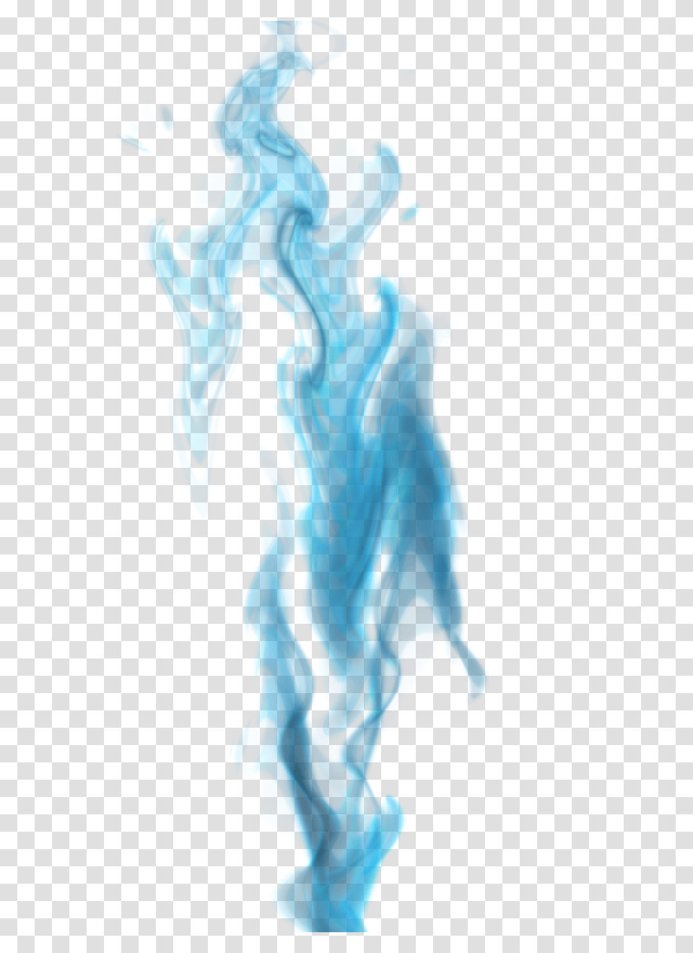 Smoke Fire Jpg Library Blue Flame, Person, Human Transparent Png