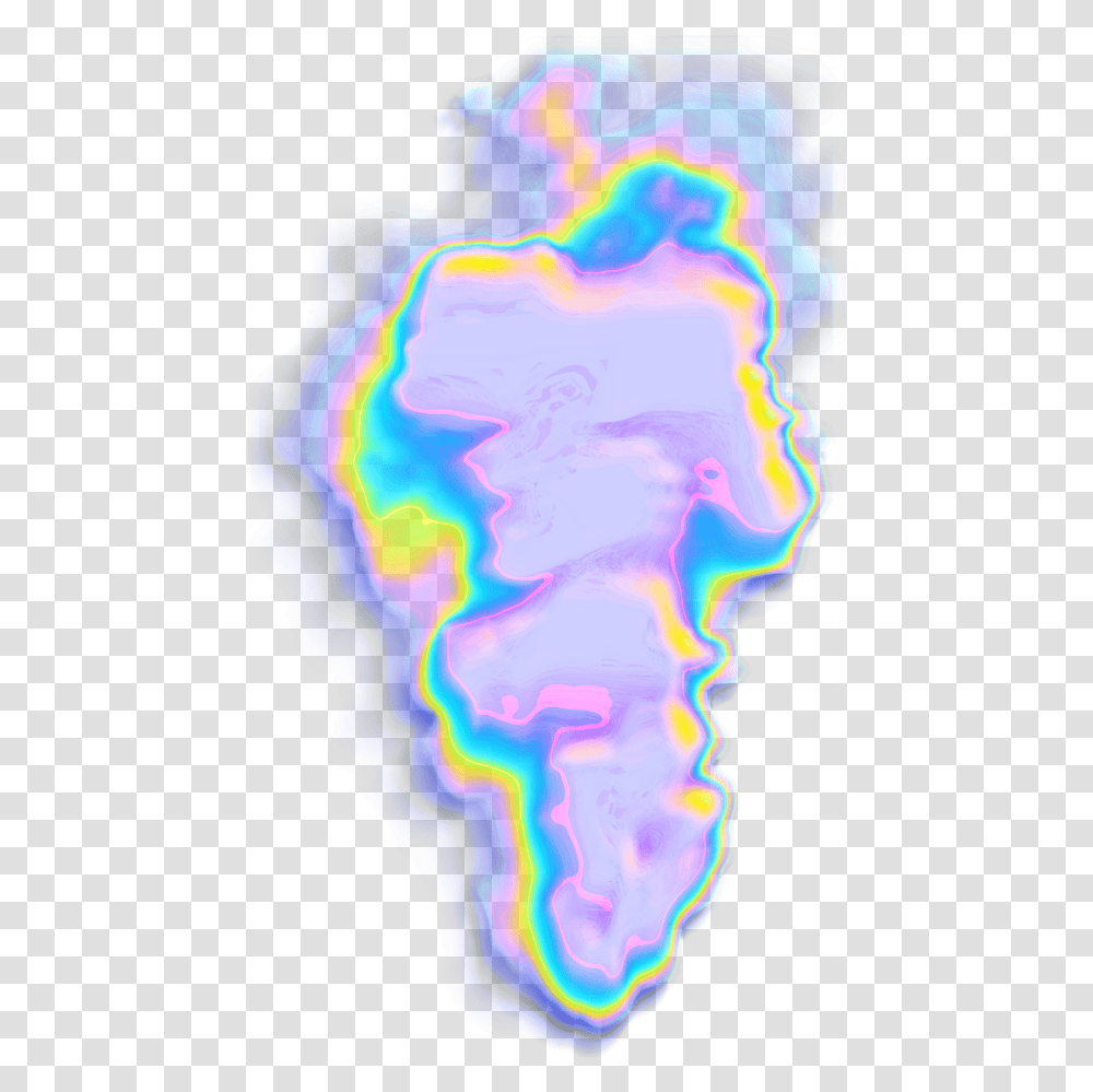 Smoke Fog Haze Aesthetic Background Color Dream Map, Ornament, Pattern, Fractal, Dye Transparent Png