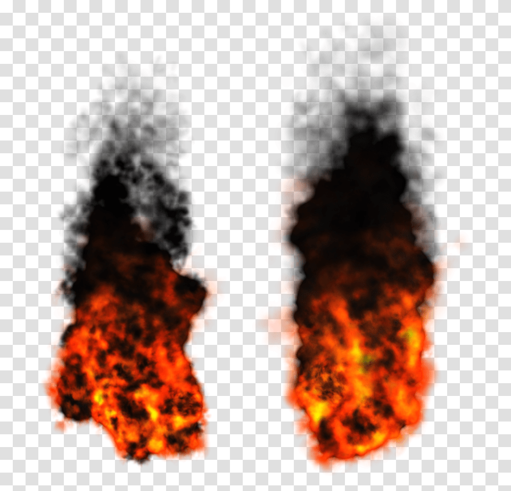 Smoke From Fire, Nature, Mountain, Outdoors, Bonfire Transparent Png