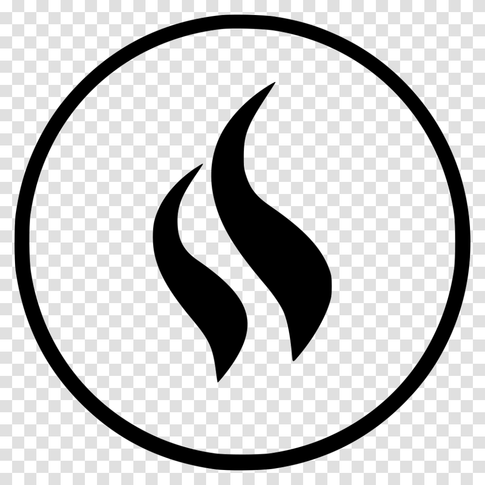 Smoke Gas Fire Round Icon Free Download, Logo, Trademark, Painting Transparent Png