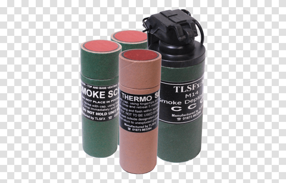 Smoke Grenades Airsoft In Uk, Cosmetics, Bottle, Cylinder, Beer Transparent Png