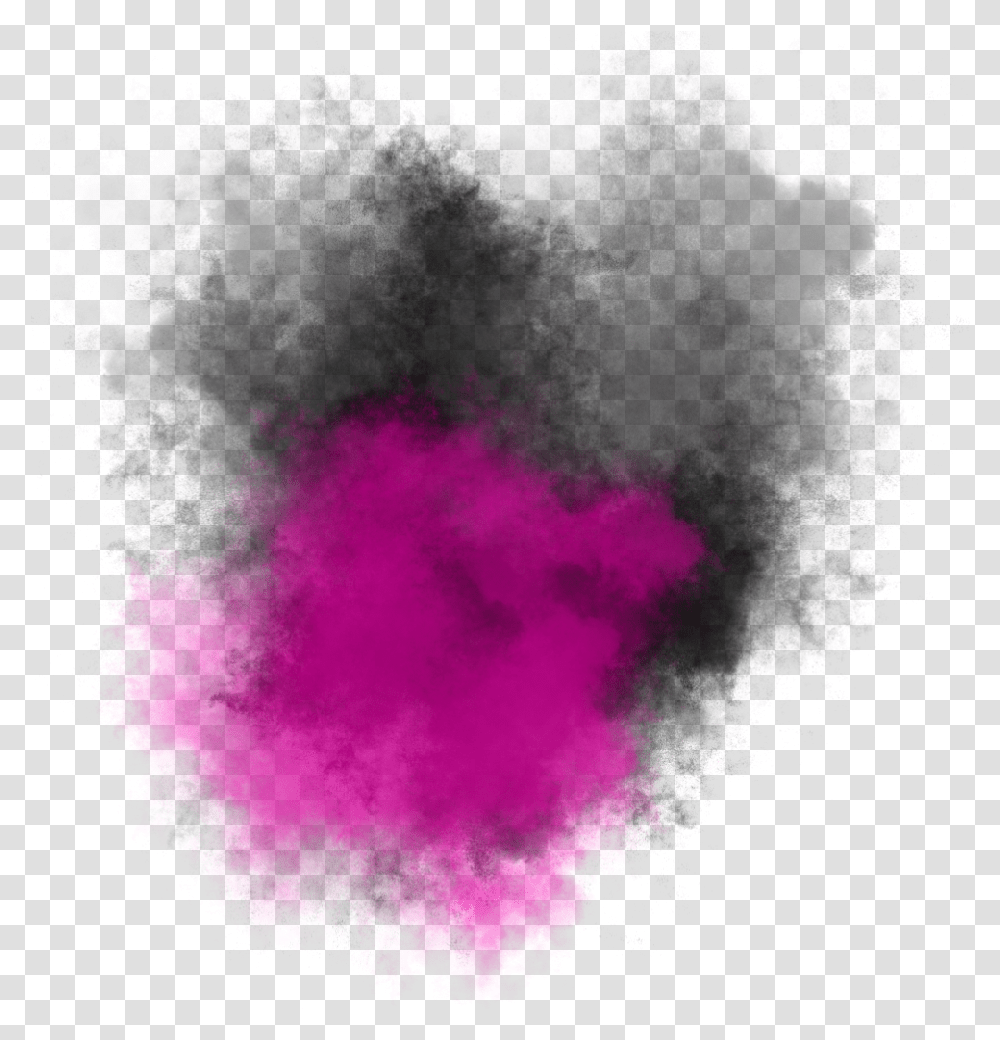 Smoke Magic Black Pink 4asno4idim Chernij Watercolor Paint, Purple, Light Transparent Png