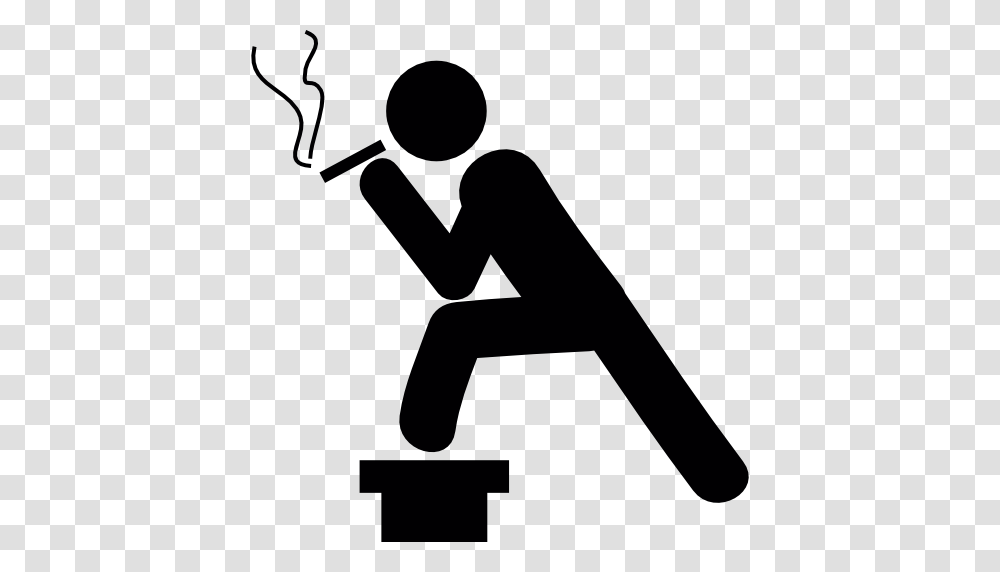 Smoke Man People Smoking Icon, Musician, Musical Instrument Transparent Png