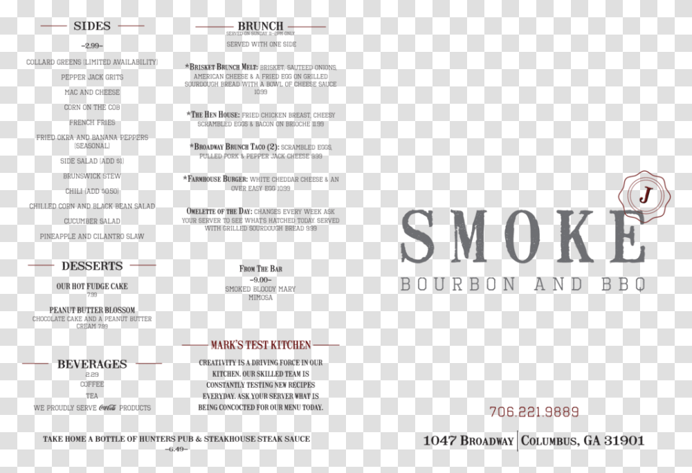 Smoke Menu, Page, Alphabet Transparent Png