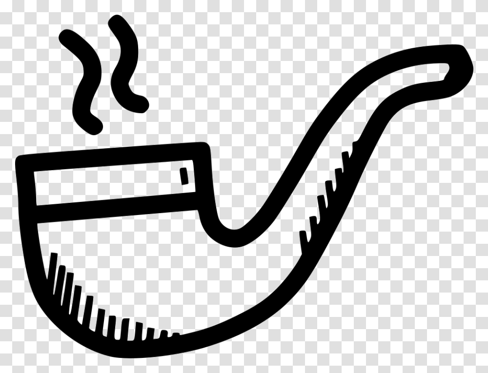 Smoke Pipe Smoking Pipe Smoke Icon, Stencil, Label, Chair Transparent Png