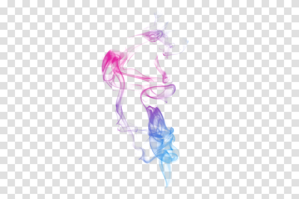 Smoke Rainbow Pink Purple Blue Edit Weed, Person, Human, Art, Leisure Activities Transparent Png