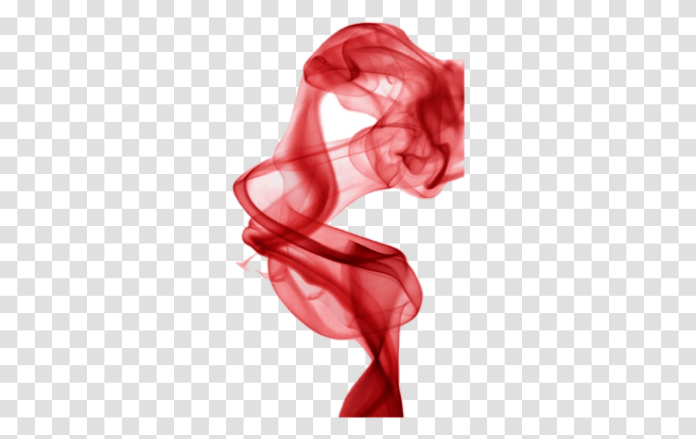 Smoke Redsmoke Red Red Colour In Water, Ear, Petal, Flower, Plant Transparent Png