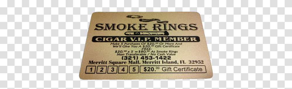 Smoke Rings Online We Are Excited To Finally Offer A Horizontal, Text, Paper, Ticket, Driving License Transparent Png