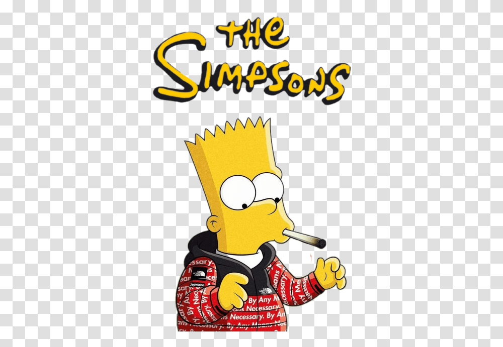 Smoke Simpson Simpsons, Label, Poster, Advertisement Transparent Png