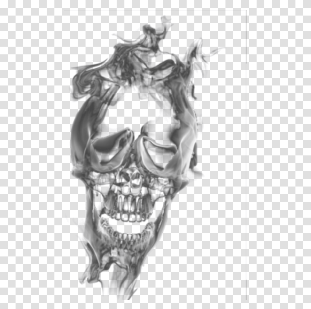 Smoke Skull Image Smoke Skull, X-Ray, Medical Imaging X-Ray Film, Ct Scan Transparent Png